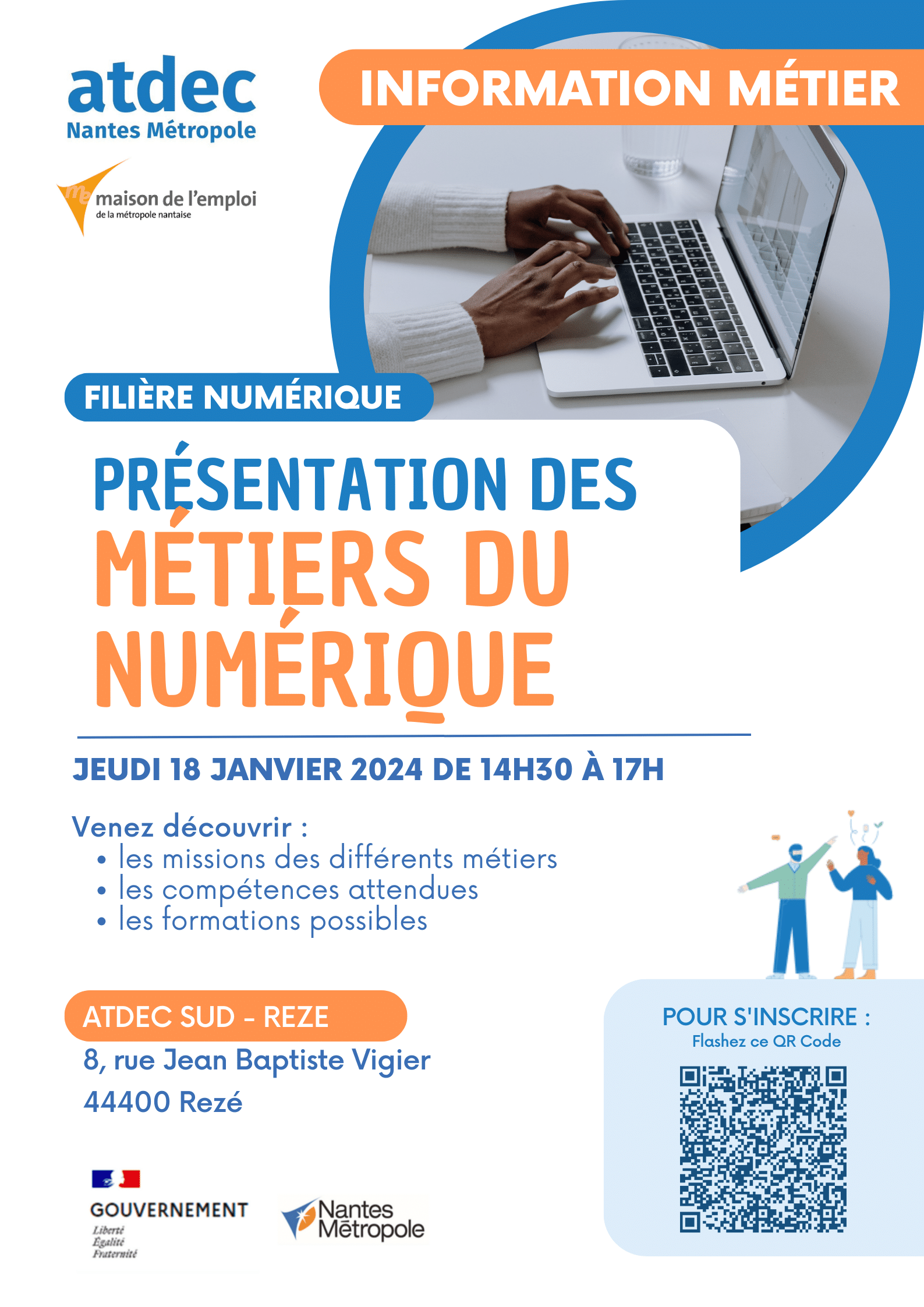 info métiers du numérique