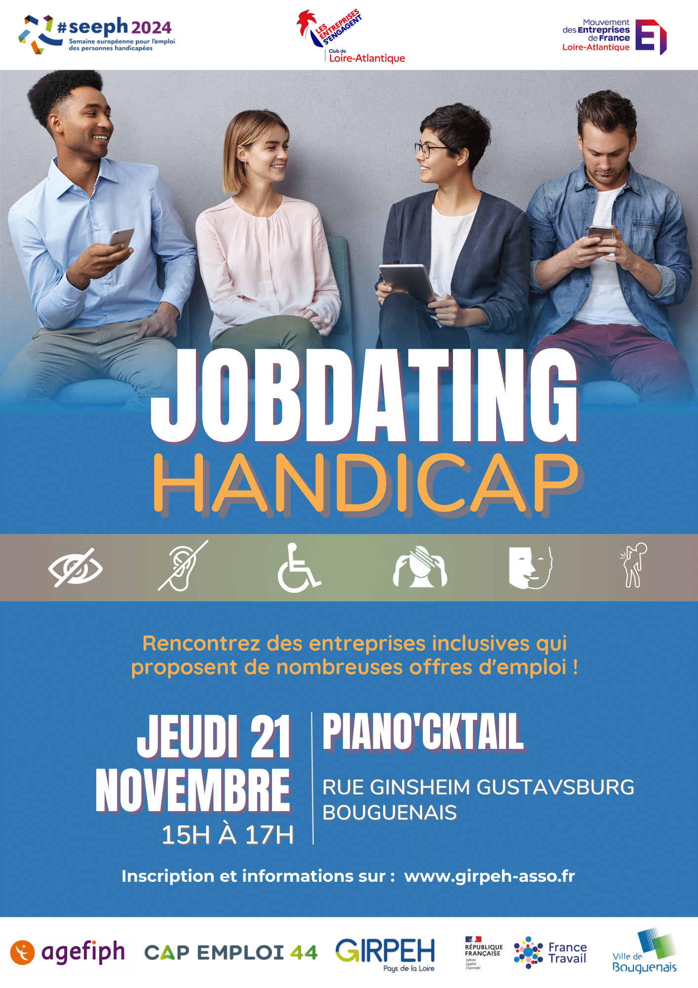 handicap forum bouguenais insertion nantes metropole