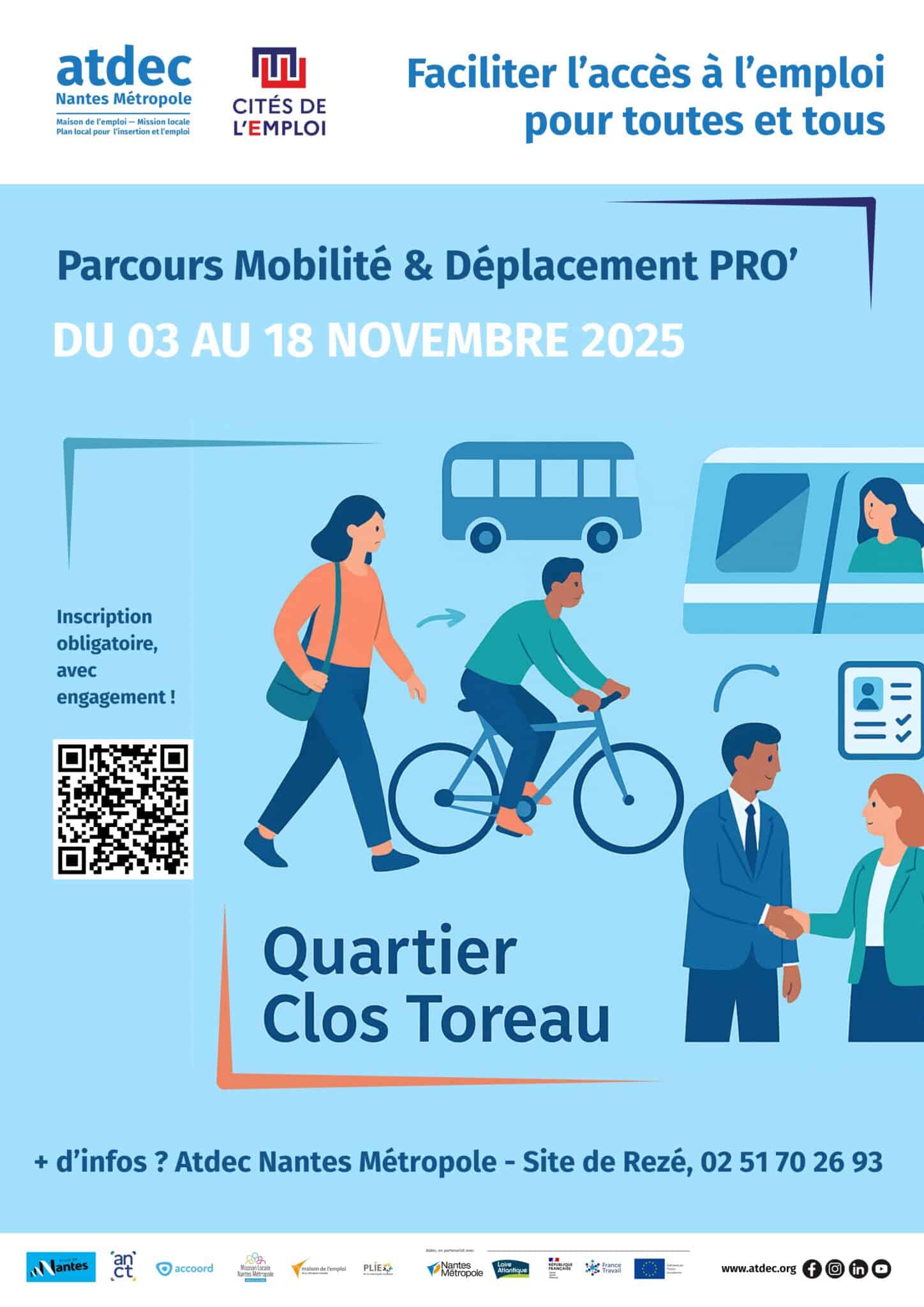 Parcours Mobilité et Emploi - Atdec Nantes Métropole