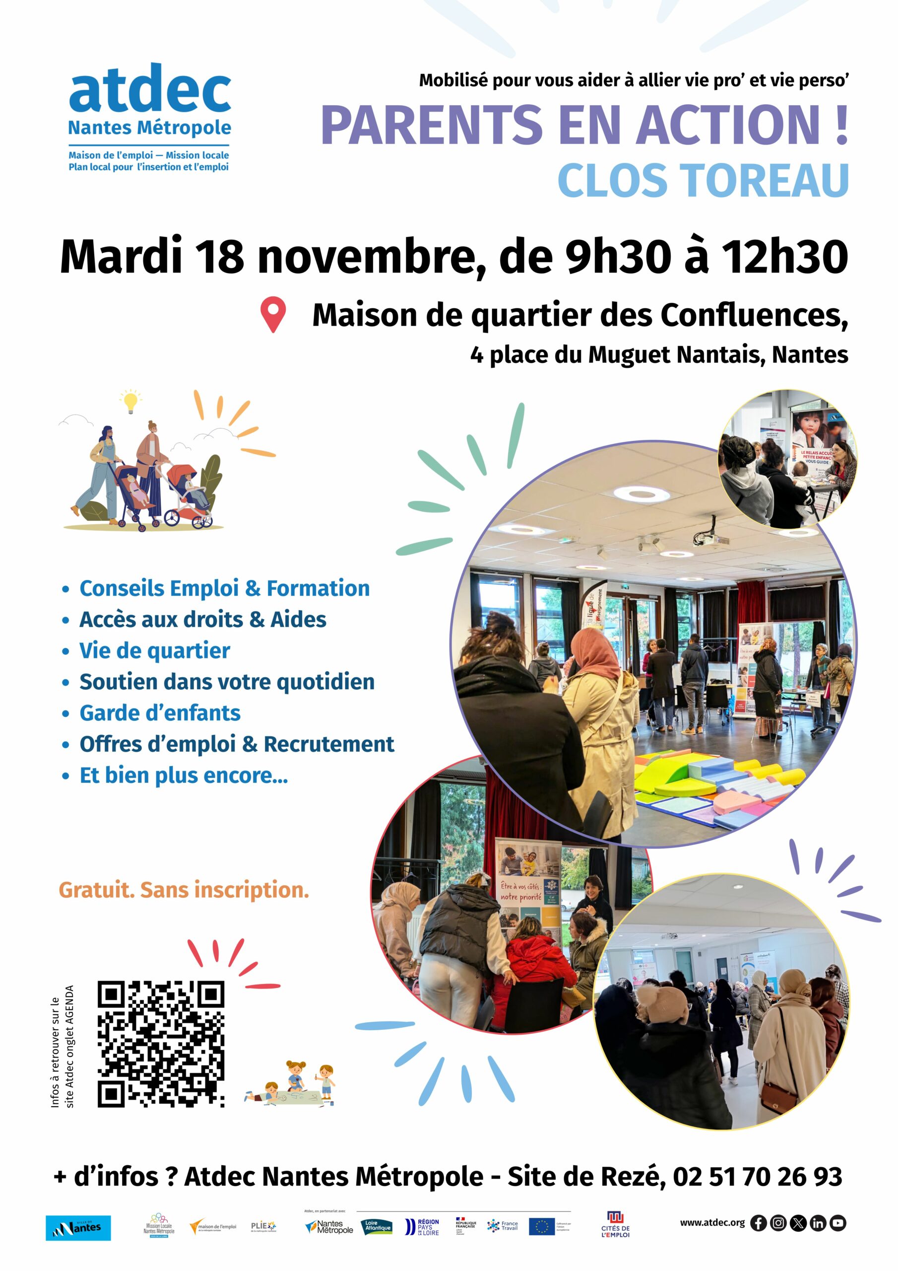 parents emploi monoparental atdec nantes metropole insertion emploi formation association